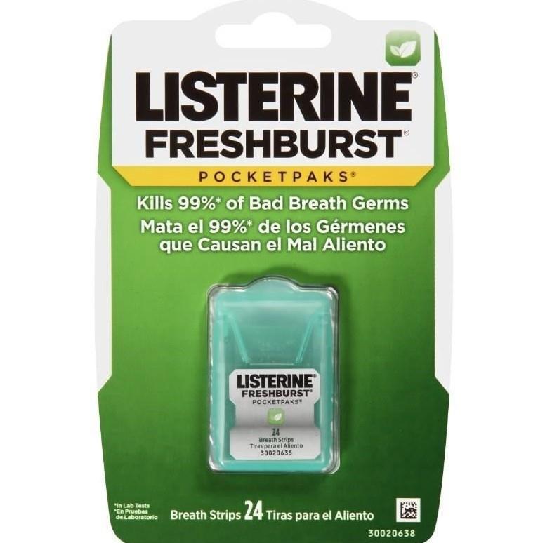 LİSTERİNEDİŞ MACUNLARIListerine Freshburst Pocketpaks 24'lü
