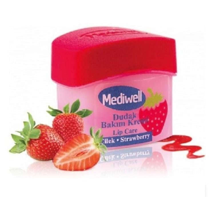 MEDİWELLDUDAK BAKIM ÜRÜNLERİMediwell Dudak Bakım Kremi 5 ml - Çilekli