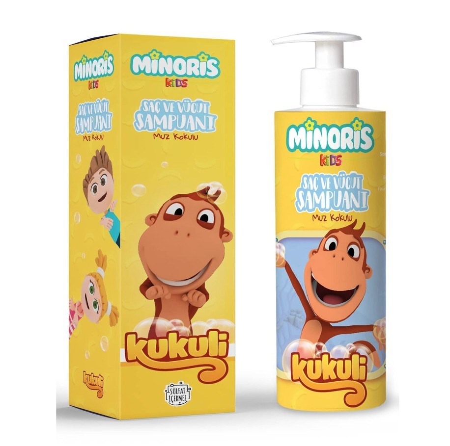 MİNORİSBEBEK VE ÇOCUK ŞAMPUANLARIMinoris Kids Kukuli Organik Saç ve Vücut Şampuanı 220 ml
