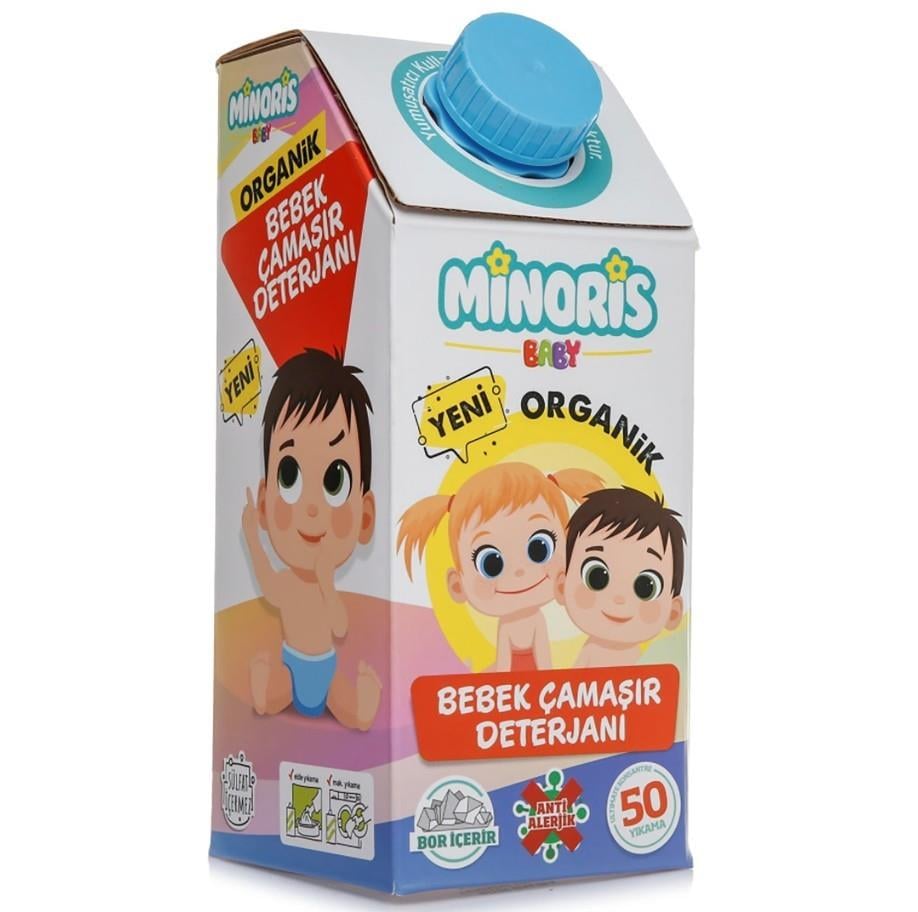 MİNORİSEV BAKIM Minoris Baby Organik Bebek Çamaşır Deterjanı 1 Lt