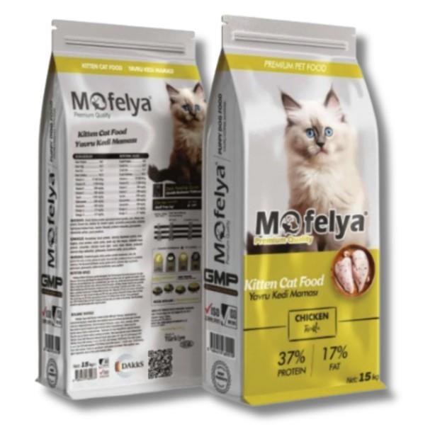 MOFELYASEVİMLİ DOSTLARIMIZMofelya Yüksek Proteinli Yavru Kedi Maması 15 Kg
