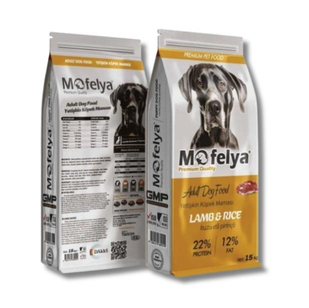 MOFELYASEVİMLİ DOSTLARIMIZMofelya Yüksek Proteinli Yetişkin Köpek Maması 15 Kg