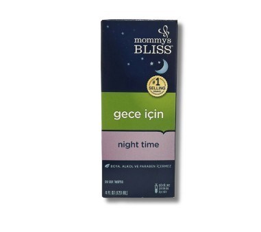 MOMMY'S BLİSSBİTKİSEL ÜRÜNLERMommy's Bliss Night Time Gripe Water 120 ml
