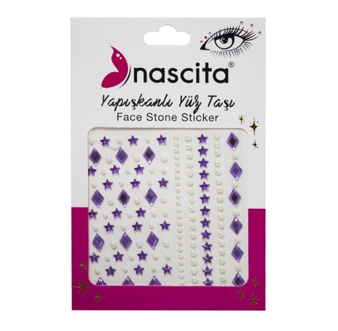 NascitaKOZMETİKNascita Yapışkanlı Yüz Taşı Mor