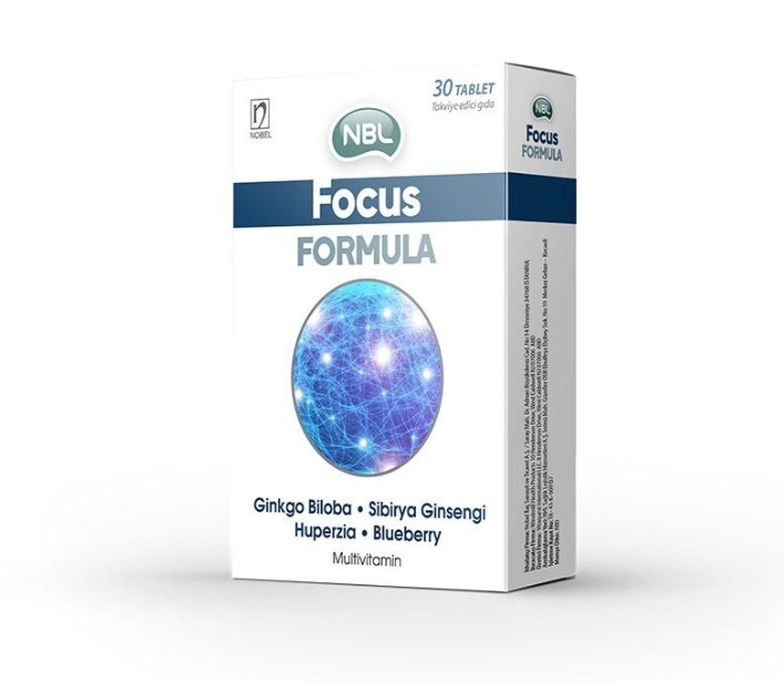 NBLVİTAMİN-MİNERALLERNBL Focus Formula 30 Tablet