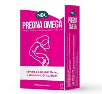 NBLVİTAMİN-MİNERALLERNbl Pregna Omega 30 Kapsül