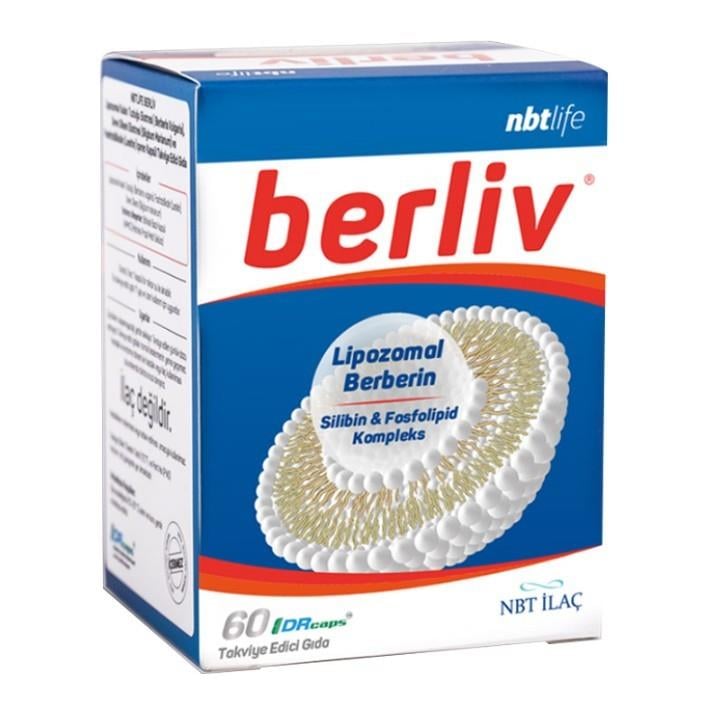 NBTVİTAMİN-MİNERALLERNbt Life Berliv Lipozamal Berberin 60 Kapsül