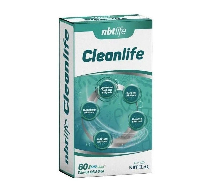 NBTVİTAMİN-MİNERALLERNbt Life Cleanlife 60 Kapsül