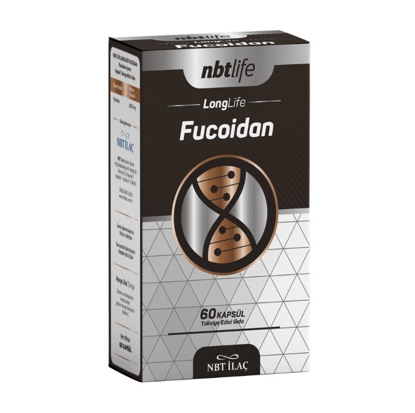NBTVİTAMİN-MİNERALLERNbt Life Longlife Fucoidan 60 Kapsül