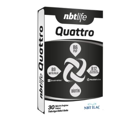 NBTVİTAMİN-MİNERALLERNbt Lıfe Quattro 30 Tablet