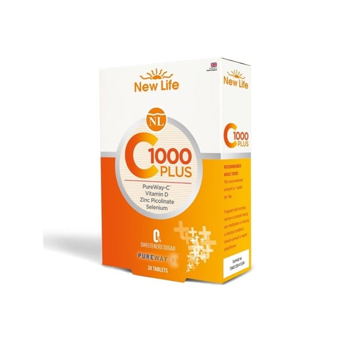 NEWLİFEVİTAMİN-MİNERALLERNew Life C-1000 Plus 30 Kapsül