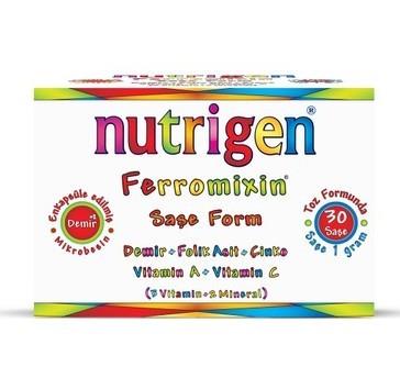 NUTRİGENÇOCUKLAR İÇİN BESİN TAKVİYELERİNutrigen Ferromixin 30 Saşe