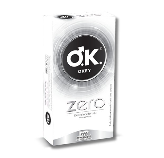 OKEYPREZERVATİFLEROkey Prezervatif Zero Ekstra İnce Formlu 10'lu