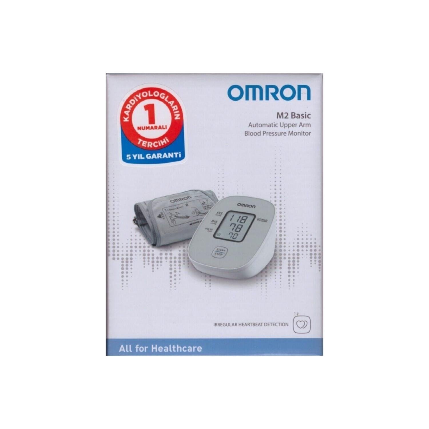 OMRONTANSİYON ALETLERİOmron M2 Basic HEM-7121J-E Elektronik Tansiyon Aleti