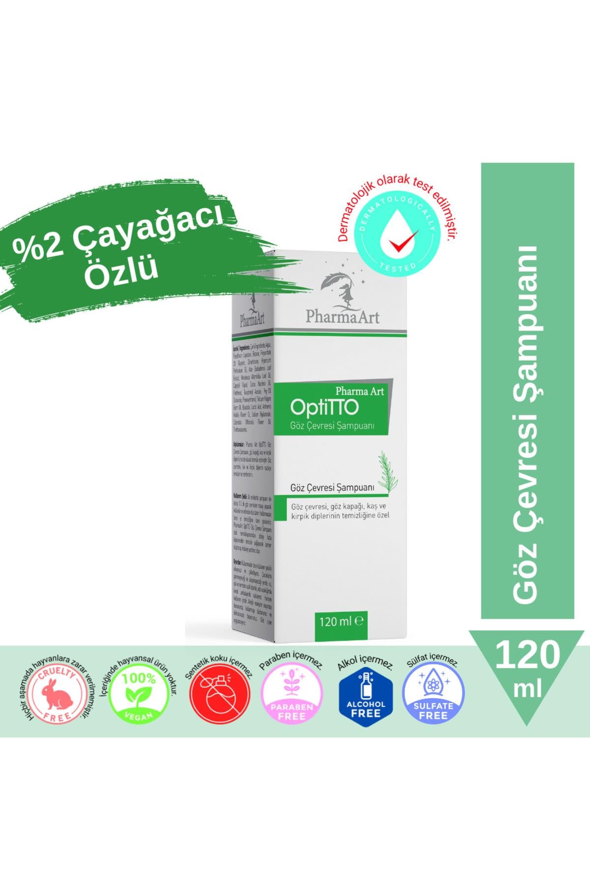 OPTİTTOGÖZ ÇEVRESİ BAKIMIOptitto Fort Göz Çevresi Şampuan 120 ml