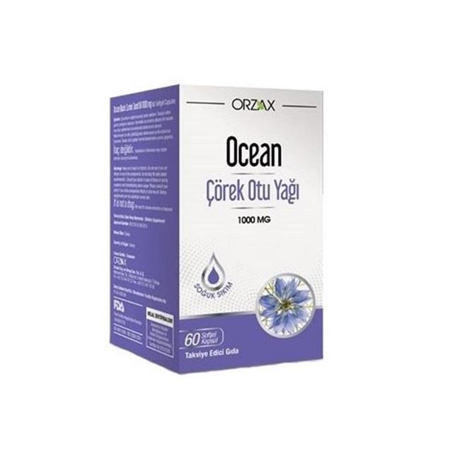 ORZAXVİTAMİN-MİNERALLEROrzax Ocean Çörek Otu Yağı 60 Kapsül