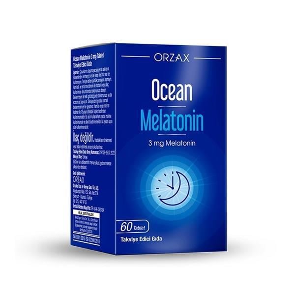 ORZAXVİTAMİN-MİNERALLEROrzax Ocean Melatonin 3 mg 60 Tablet