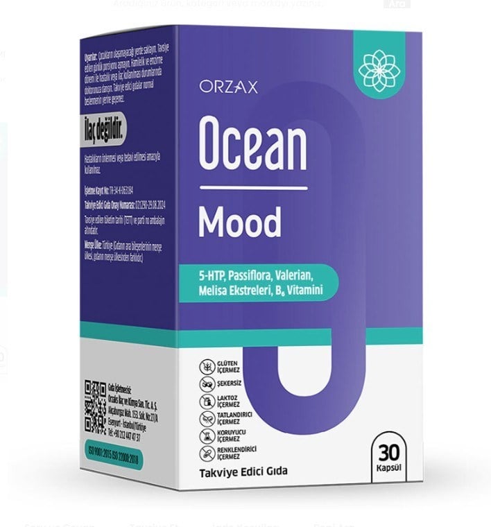 ORZAXVİTAMİN-MİNERALLEROrzax Ocean Mood 30 Kapsül