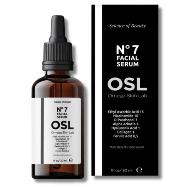 Osl Omega Skin LabCİLT BAKIM SERUMLARIOSL Omega Skin Lab No 7 Facial Serum 30 ml