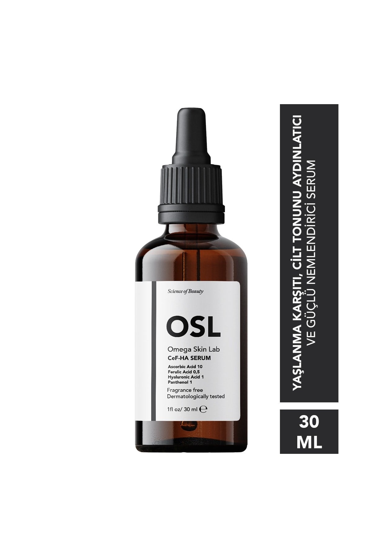 Osl Omega Skin LabCİLT BAKIM SERUMLARIOsl Omega Skin Lab CeF-HA Serum 30 ml