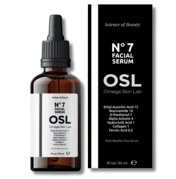 Osl Omega Skin LabCİLT BAKIM SERUMLARIOSL Omega Skin Lab No 7 Facial Serum 30 ml