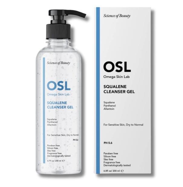 Osl Omega Skin LabYÜZ TEMİZLEYİCİLEROsl Omega Skin Lab Squalene Cleanser Gel  Makyaj ve Yüz Temizleme Jeli 200 ml