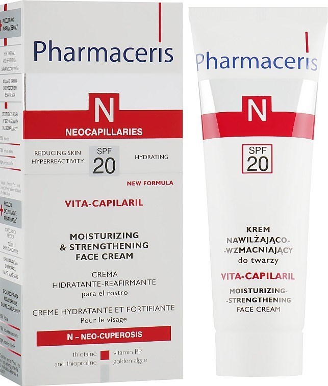 PHARMACERİSNEMLENDİRİCİLERPharmaceris N Vita Capilaril Moisturizing and Strengtening Face Cream SPF20 50 ml