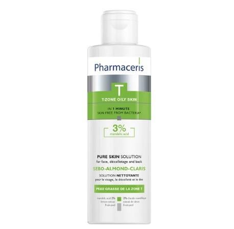 PHARMACERİSYÜZ TEMİZLEYİCİLERPharmaceries T Sebo Almond Claris Cleansing Solution 3% Temizleme Jeli 190 ml
