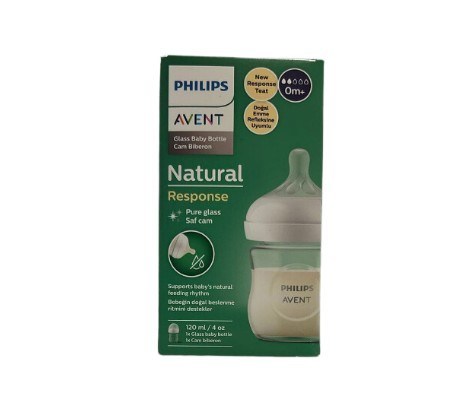 PHILIPS AVENTBİBERON VE EMZİKLERPhilips Avent Response Doğal Tepkili Cam Biberon 0+ Ay120 ml SCY930/01