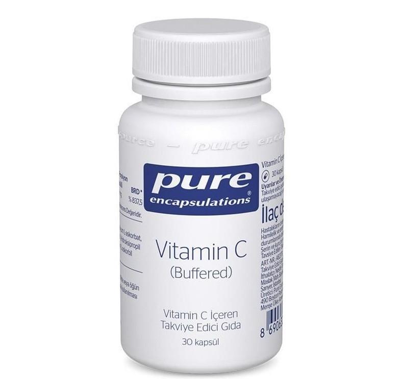Pure Encapsulations VİTAMİN-MİNERALLERPure Encapsulations Vitamin C Buffered 30 Kapsül