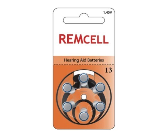 REMCELLPİLLERRemcell 13 İşitme Cihazı Pili 6'lı