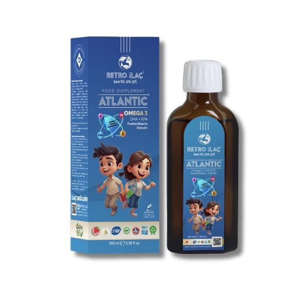 RETRO İLAÇVİTAMİN-MİNERALLERRetro İlaç Atlantic Omega3 100 ml