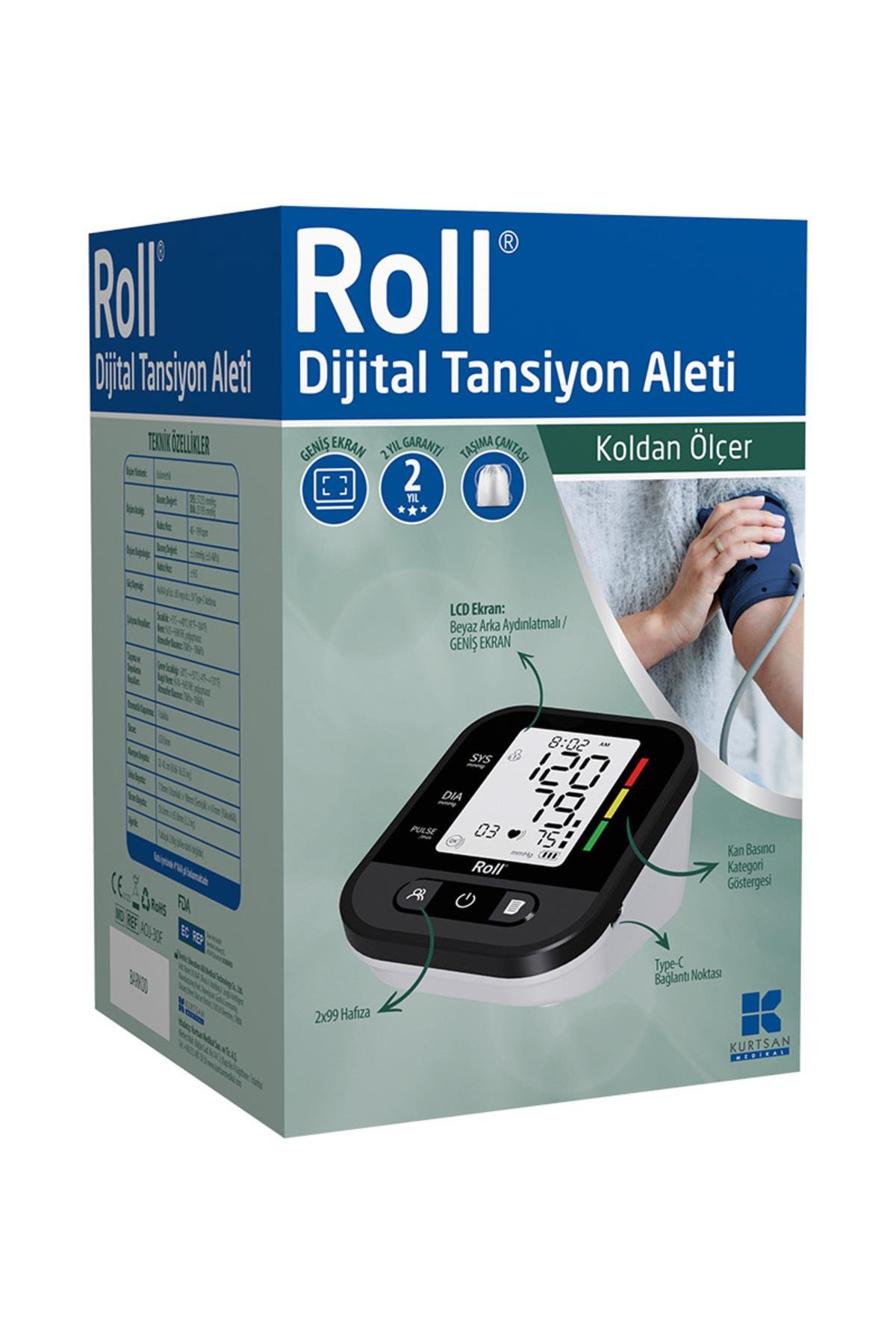 ROLLTANSİYON ALETLERİRoll Koldan Ölçer Tansiyon Aleti
