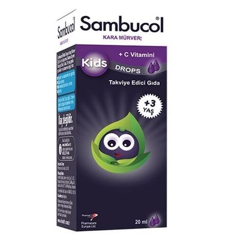 SAMBUCOLVİTAMİN-MİNERALLERSambucol Kids Drops 20 ml