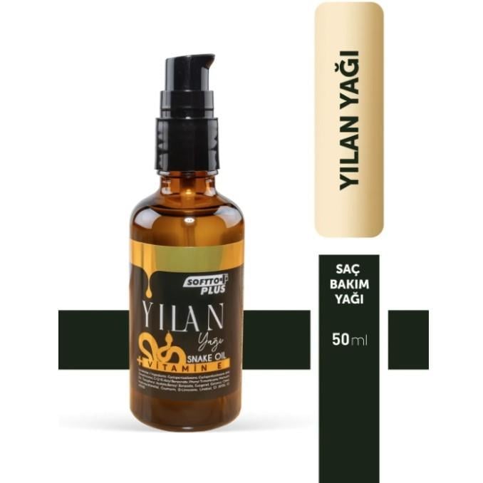 SOFTTOSAÇ BAKIM ÜRÜNLERİSoftto Plus Bitkisel Saç Canlandırıcı Yılan Yağı Saç Bakım Yağı 50 ml