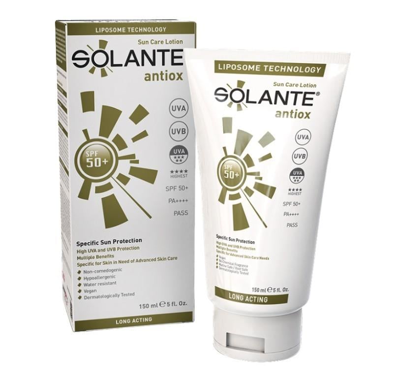SOLANTEYÜZ GÜNEŞ ÜRÜNLERİSolante Antiox Spf 50+ 150 ml Güneş Losyon