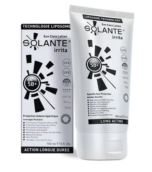 SOLANTEYÜZ GÜNEŞ ÜRÜNLERİSolante Irrita Spf 50+ 150 ml Güneş Losyon