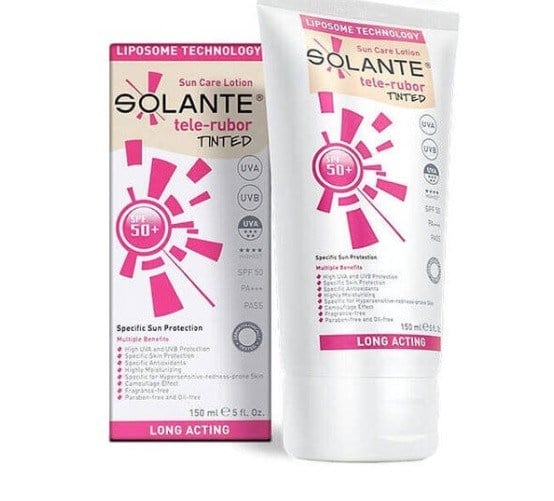 SOLANTEYÜZ GÜNEŞ ÜRÜNLERİSolante Tele-Rubor Tinted Spf 50+ 150 ml Güneş Losyon