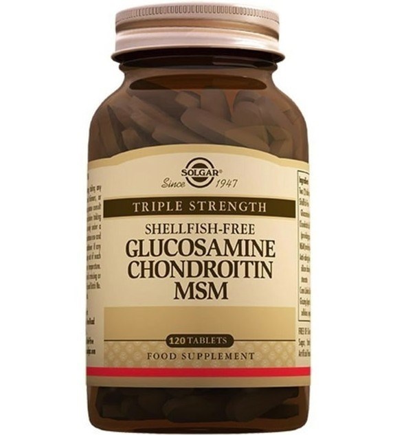 SOLGARVİTAMİN-MİNERALLERSolgar Glucosamine Chondroitin MSM 120 Tablet