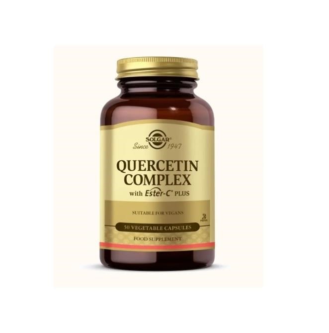 SOLGARVİTAMİN-MİNERALLERSolgar Quercetin Complex with Ester-C Plus 50 Kapsül