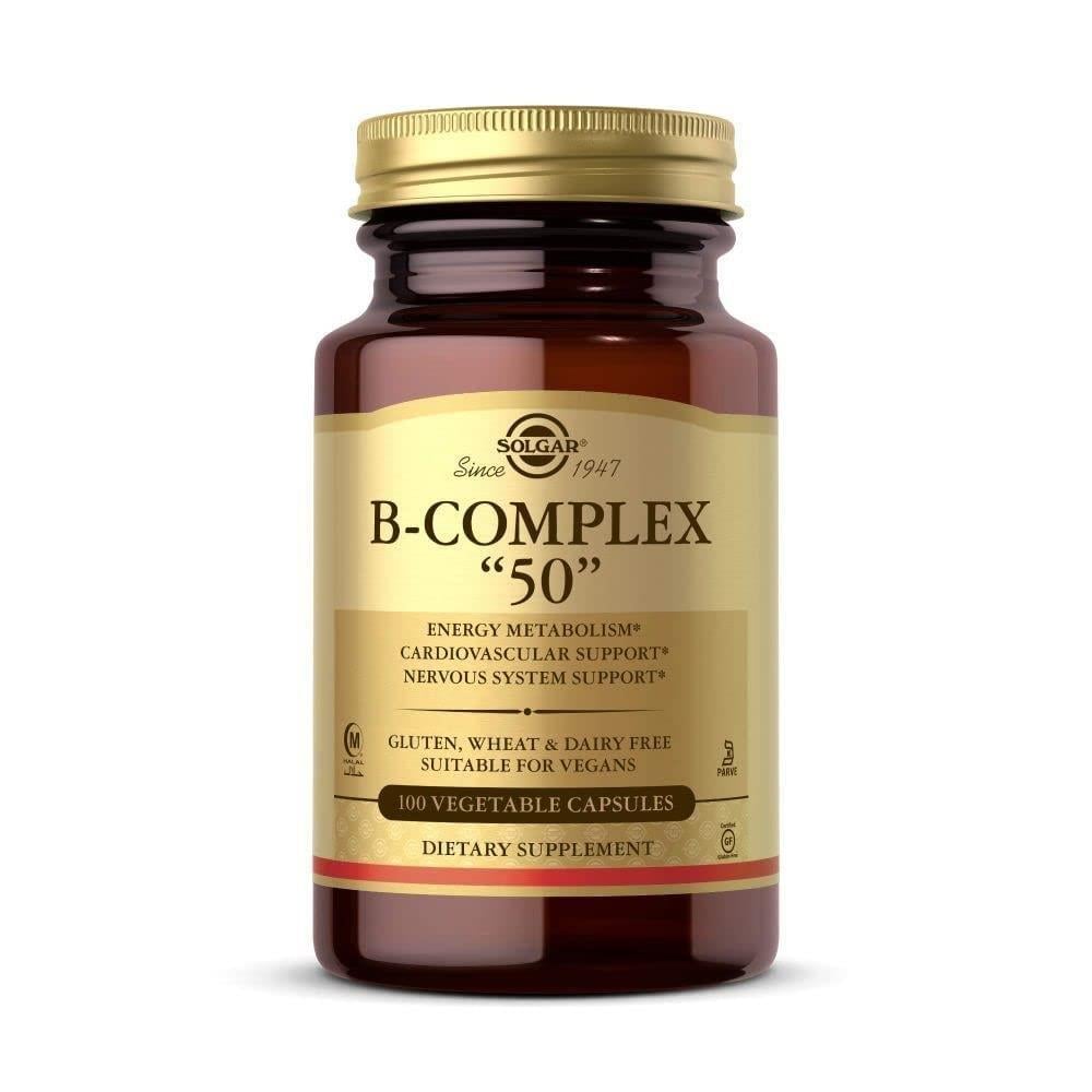 SOLGARVİTAMİN-MİNERALLERSolgar Vitamin B-Complex 50 100 Kapsül