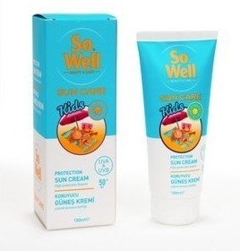 SOWELLGÜNEŞ ÜRÜNLERİSo Well Kids Koruyucu Güneş Kremi Spf 50+ 100 ml
