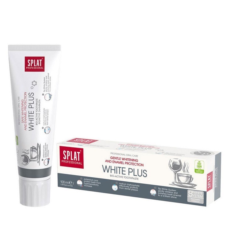 SPLATDİŞ MACUNLARISplat White Plus İnovatif Beyaz Diş Macunu 100 ml