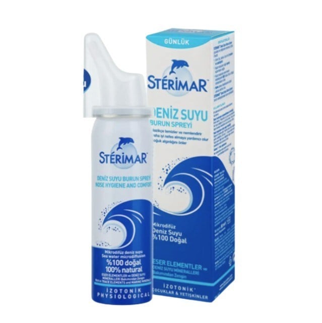 STERİMARGÖZ-KULAK BURUN BOĞAZ SAĞLIĞISterimar Deniz Suyu Burun Spreyi 100 ml