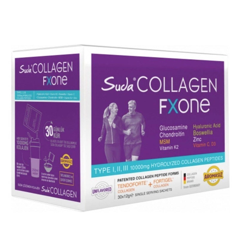 SUDA COLLAGENKOLAJENLERSuda Collagen Fxone Aromasız 12 gr x 30 Saşe
