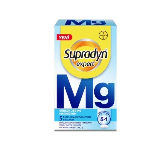 SUPRADYNVİTAMİN-MİNERALLERSupradyn Expert Magnezyum 60 Kapsül