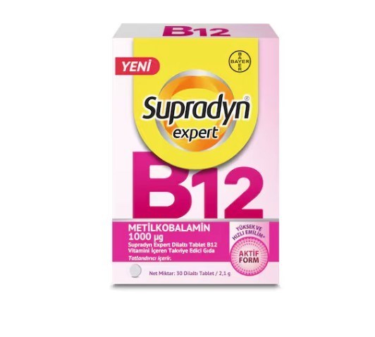 SUPRADYNVİTAMİN-MİNERALLERSupradyn Expert Vitamin B12 30 Tablet