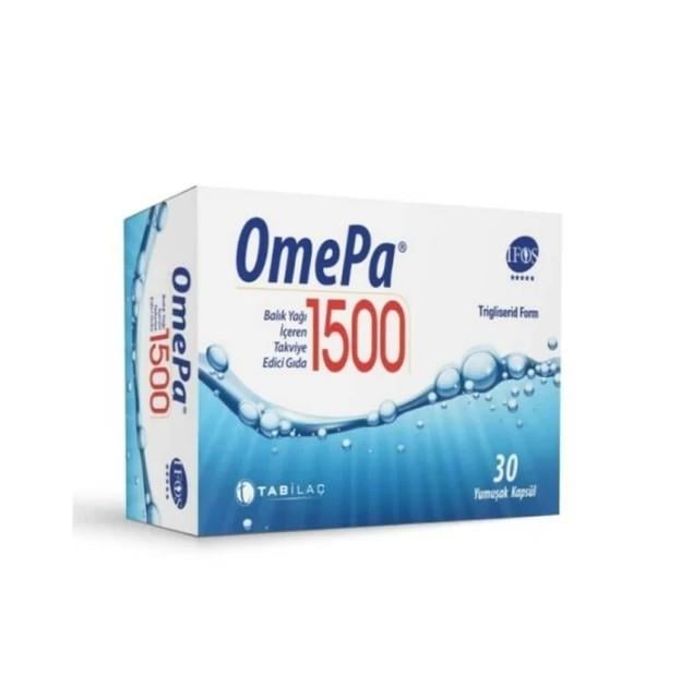 TAB İLAÇOMEGA-3 / BALIK YAĞLARIOmepa Balık Yağı 1500 mg 30 Yumuşak Kapsül