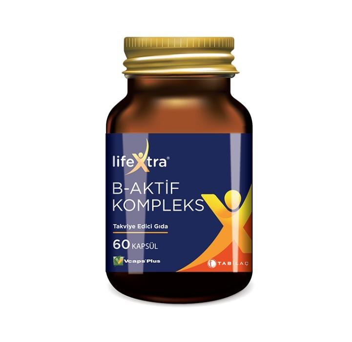 TAB İLAÇVİTAMİN-MİNERALLERLifextra B Kompleks 60 Kapsül