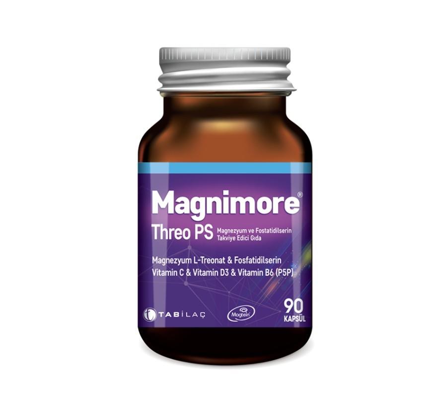 TAB İLAÇVİTAMİN-MİNERALLERMagnimore Threo PS 90 Kapsül